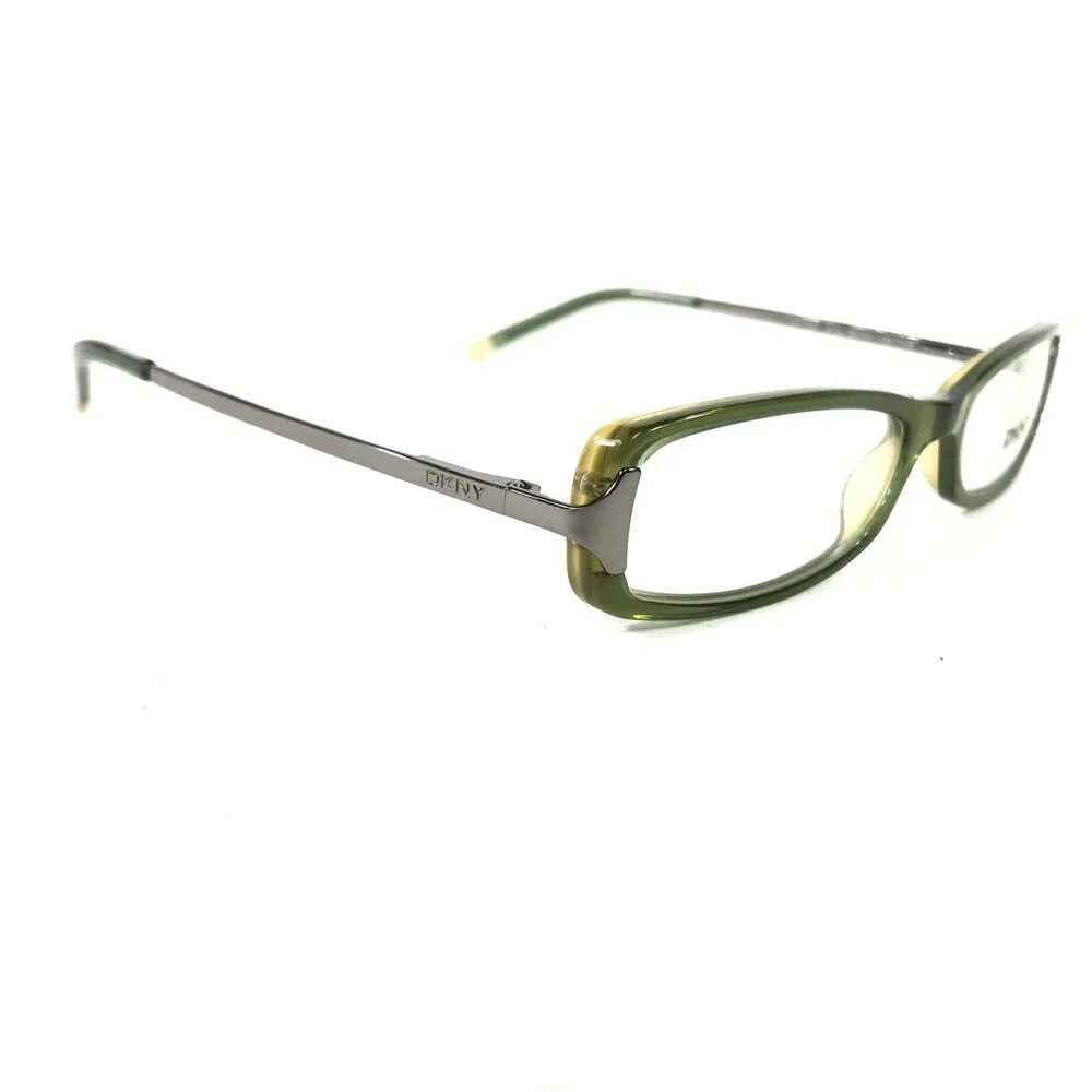 DKNY Eyeglasses Frames DY4507 3015 Gray Clear Green Brown Rectangular 50-17-135